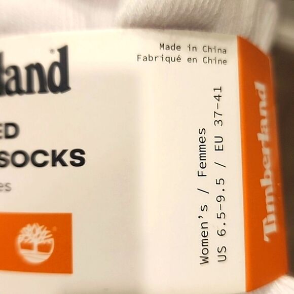 Timberland Logo Cushioned Quarter Socks- 5 Pair - Picture 5 of 5